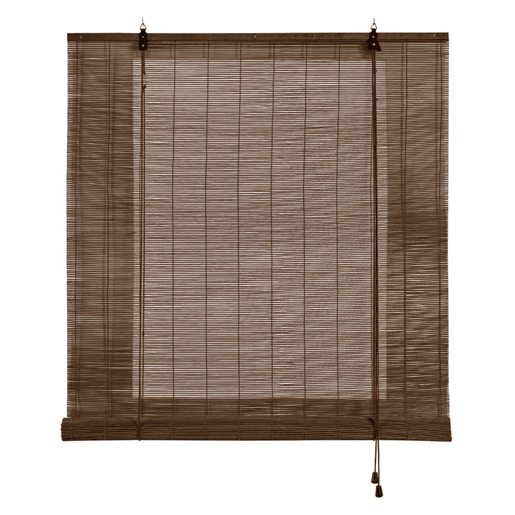 Estores de Bambu, estore de rolo Bambu natural Marrom claro 150 x 175cm