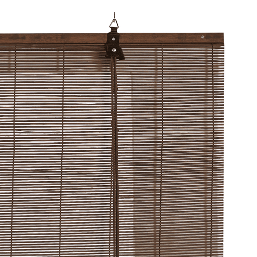 Estores de Bambu, estore de rolo Bambu natural Marrom claro 150 x 175cm
