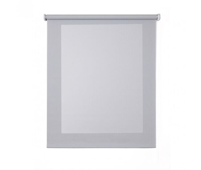 Estores screen oscurecimiento y aislamiento térmico estor estor enrollable con tejido técnico gris, 160 x 250 cm