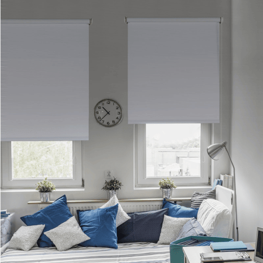 Estores Blackout Estore de rolo Opaco Branco 160 x 250 cm