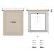 Estor translucido Estores enrollables para Ventanas Estor translucido Estores enrollables para Ventanas