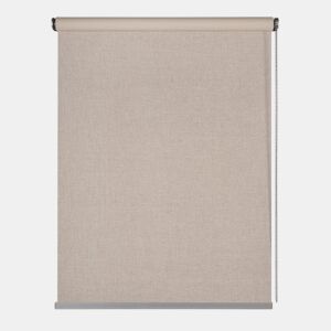 Estore de Rolo Blackout Blind Premium com acabamento em alumínio Bege 120 x 250 cm