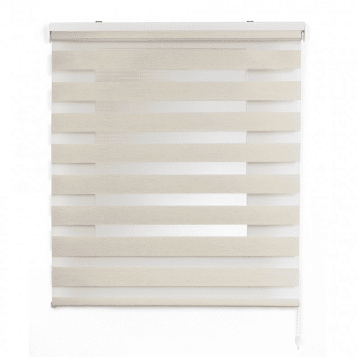 Estores Noite e Dia, estore de rolo duplo tecido Linho 140 x 250 cm