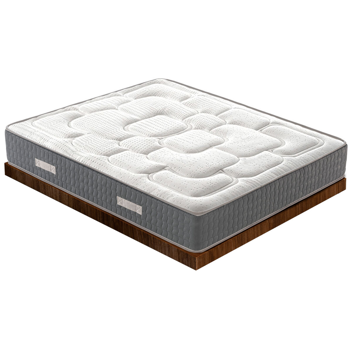 Colchón 150x200 viscoelástica - 20 cm de altura - 3 cm viscoelastica - 9 zones differentes - modelo luxury