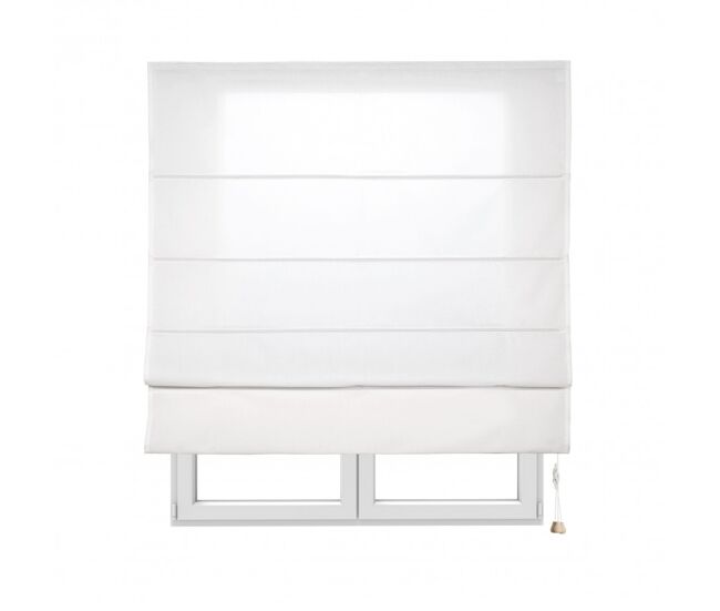 Estores plegables estor paqueto liso sin varillas para ventanas blanco 90x175 cm