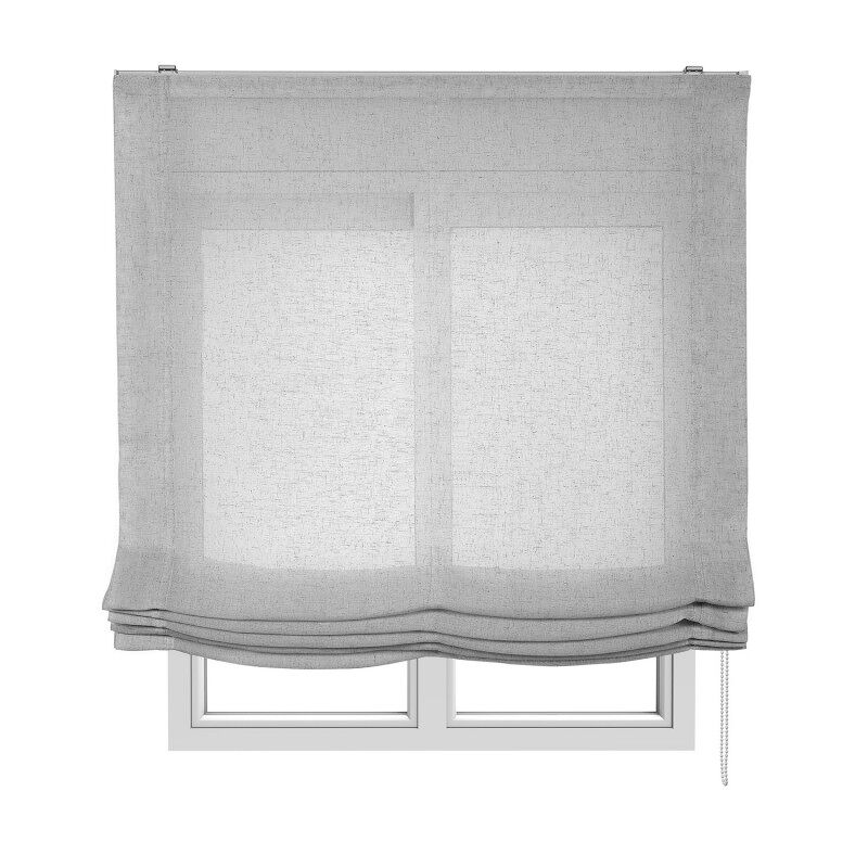 Estores plegables estor paqueto sin varillas para ventanas con cadeneta gris 150x175 cm