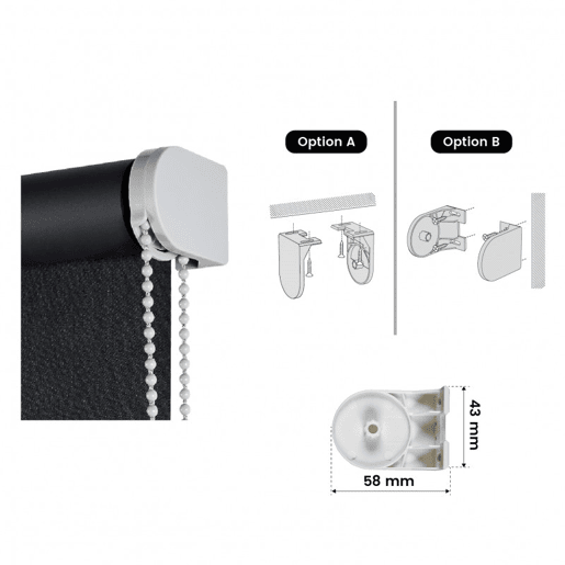 Estores Blackout Estore de rolo Opaco Estores Blackout Estore de rolo Opaco