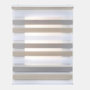 Estores Noite e Dia, estore de rolo duplo tecido Tricolor 80 x 180 cm