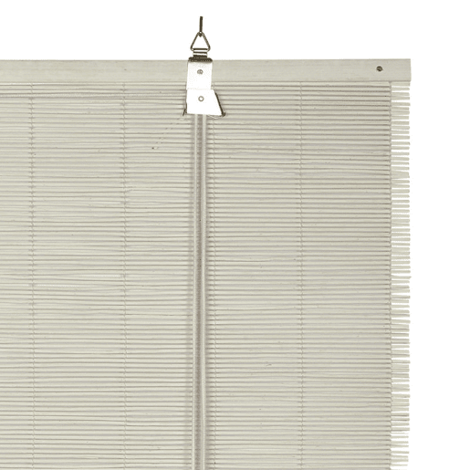 Estores de Bambu, estore de rolo Bambu natural Branco 60 x 175cm