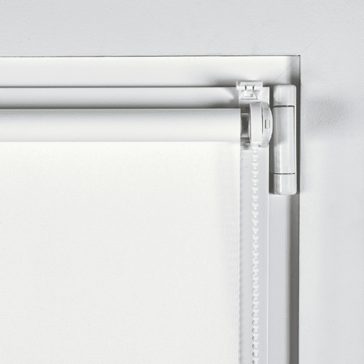 Estores Opaco EasyFix, estore de rolo instalação sem furar Branco 75x180 cm