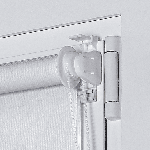 Estores Noite e Dia EasyFix, estore de rolo instalação sem furar Branco 45 x 180cm