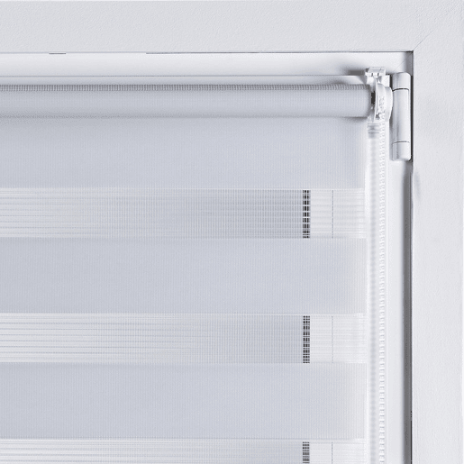 Estores Noite e Dia EasyFix, estore de rolo instalação sem furar Branco 45 x 180cm