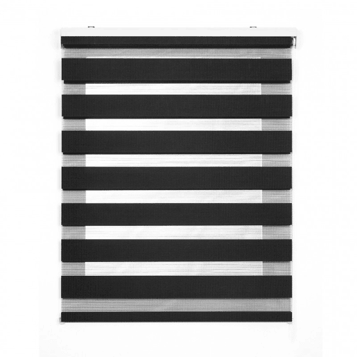 Estores Noite e Dia, estore de rolo duplo tecido Cinza 100 x 180 cm
