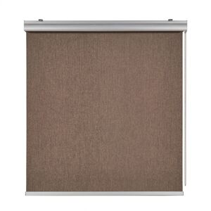 Estores Blackout Estore de rolo Opaco com acabamentos Premium Marrom 60 x 250 cm