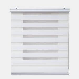 Estores Noite e Dia Premium, estore de rolo com acabamento em alumínio Premium Branco 120 x 250 cm