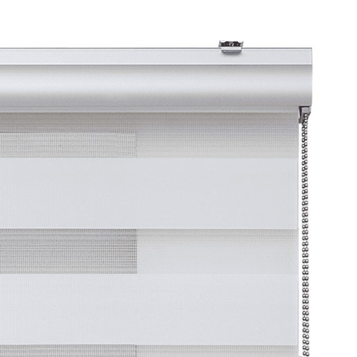 Estores Noite e Dia Premium, estore de rolo com acabamento em alumínio Premium Branco 60 x 250 cm