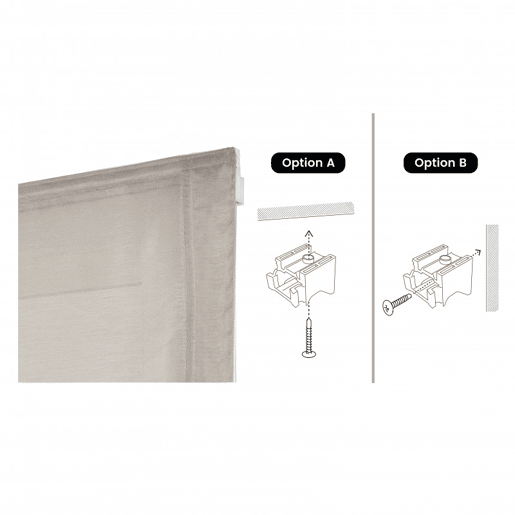 Estores Noite e Dia Estore de rolo com acabamento em alumínio qualidade superior Branco 100 x 250cm
