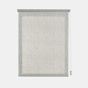 Estores impressos, estore de rolo com desenhos Translúcidos de Cinza natural 75 x 180 cm