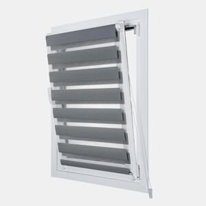 Estores Noite e Dia EasyFix, estore de rolo instalação sem furar Prata 60 x 180 cm
