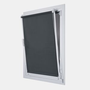 Estores Opaco EasyFix, estore de rolo instalação sem furar Cinza 45 x 180 cm