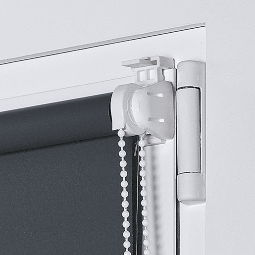Estores Opaco EasyFix, estore de rolo instalação sem furar Cinza 60 x 180 cm