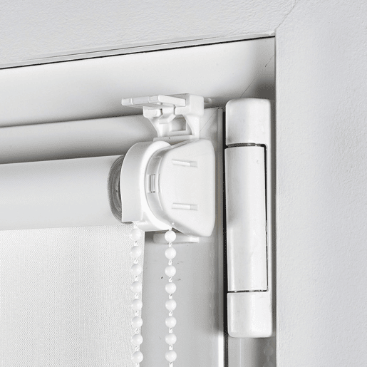 Estores Opaco EasyFix, estore de rolo instalação sem furar Cinza 45x180 cm