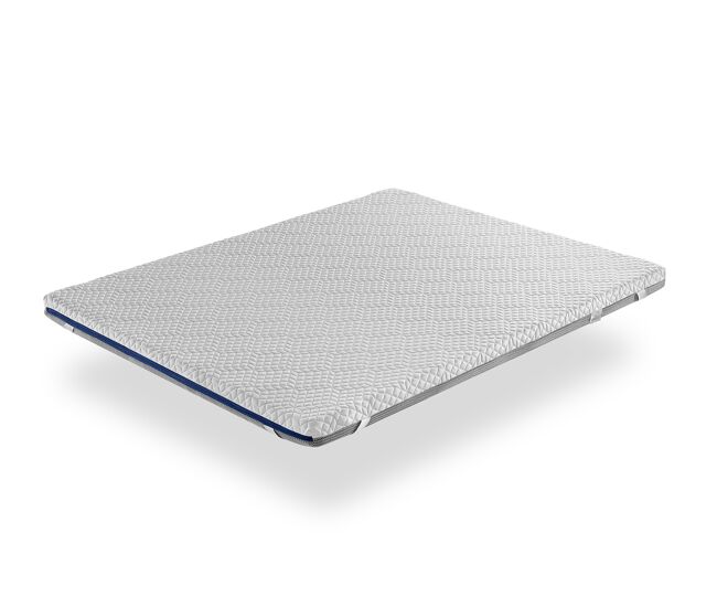 Topper viscoelastico 140x180 jeno, altura 8 cm, desenfundable y adaptable. firmeza 3/5 media