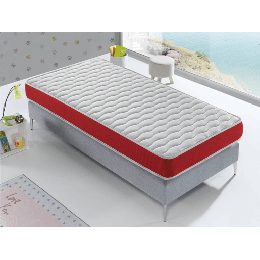 Colchão de espuma 80X190 VELVET, Altura 14 CM, Ergonômico e adaptável