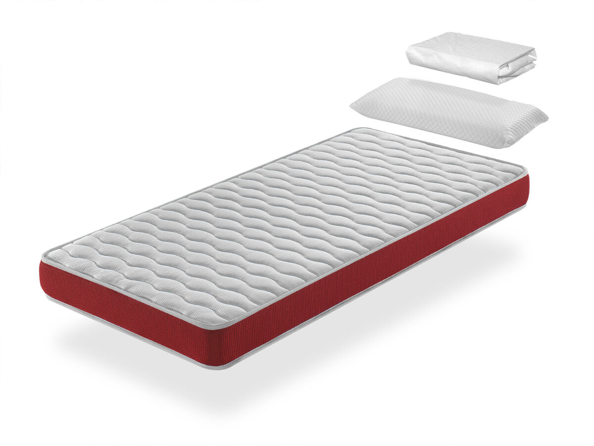 Pack Colchón VELVET CAMA INFANTIL + Almohada + Protector colchón