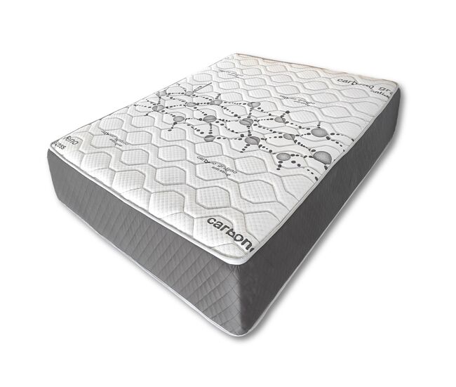 Colchón viscoelástico 30 cm alta gama, 150x190cm de alta firmeza con carbono-grafeno anti-stress