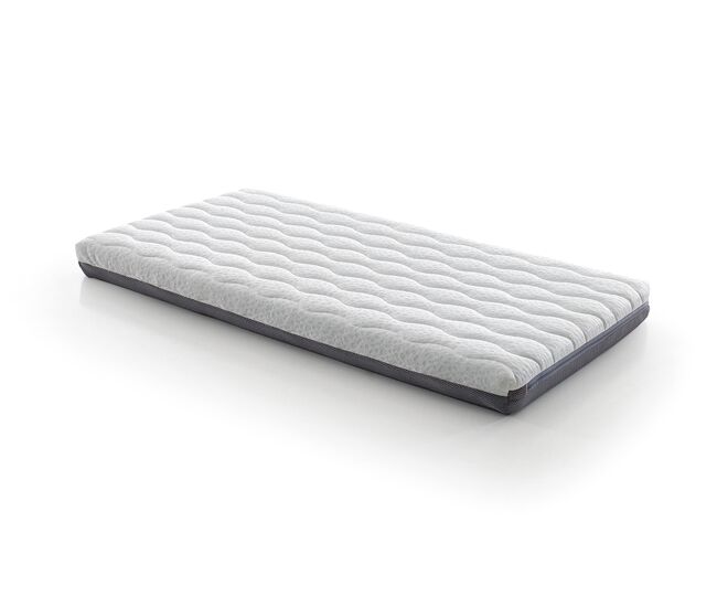Colchón de cuna descansin, 70x140 cm, funda lavable, descanso para tu beba, versatilidad, antireflujo