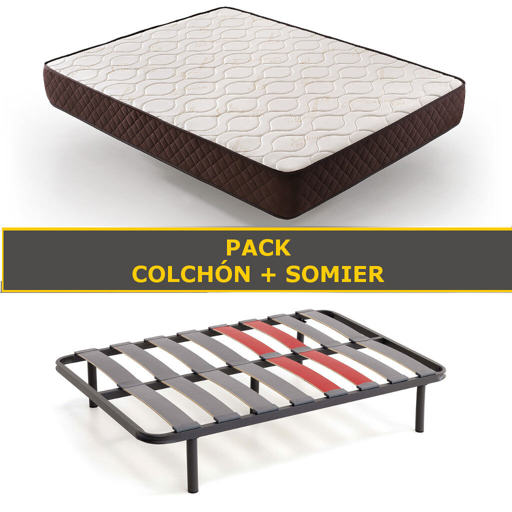 Pack Colchon + Somier Descansin | Alta Firmeza