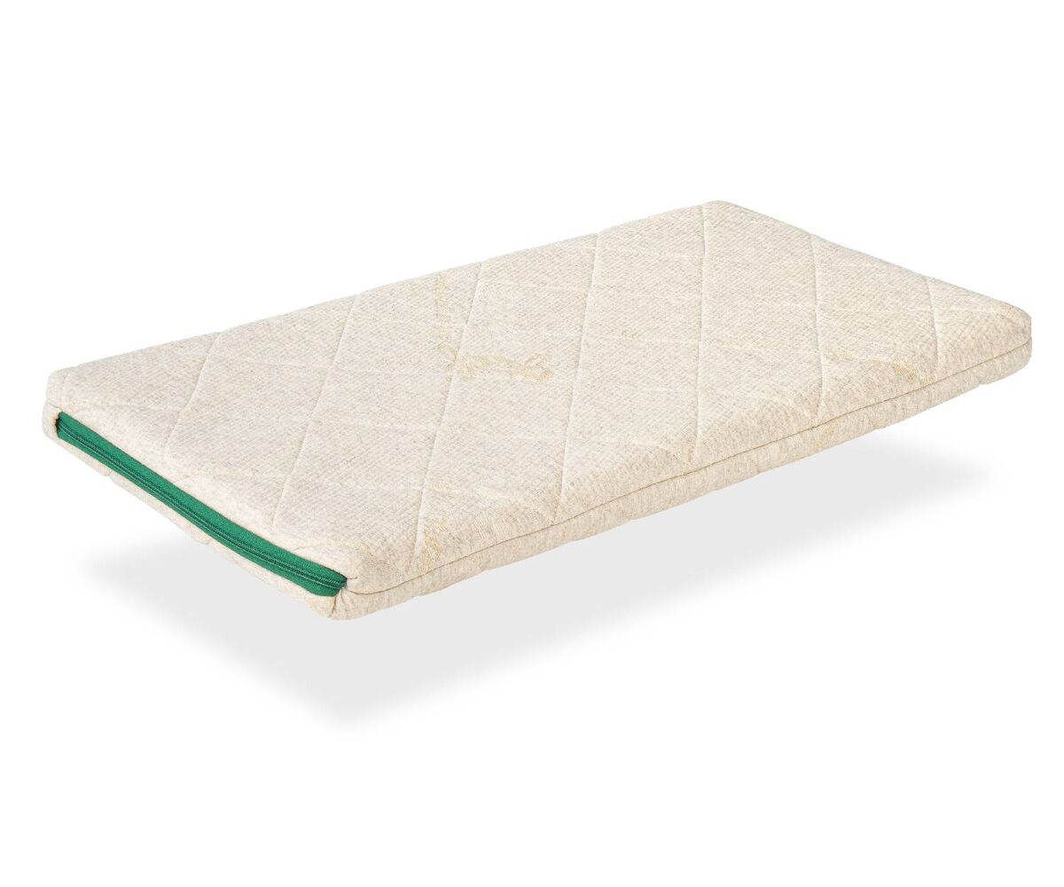 Colchon Min Cuna Latex y Coco Natural. Tejido organico 100%