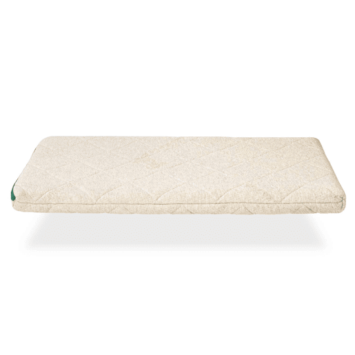 Colchão Min Cot 80x40 Altura7 cm. Látex e Coco Natural. Tecido 100% orgânico