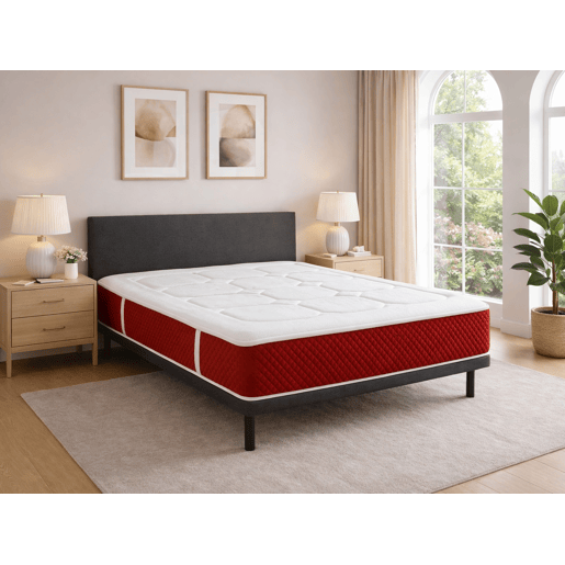 Colchão de molas ensacadas SPRING PREMIUM com altura de 30 CM, viscoelástico. 7 zonas de conforto