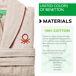 Albornoz benetton 360 gsm 100% algodón Albornoz benetton 360 gsm 100% algodón Beige
