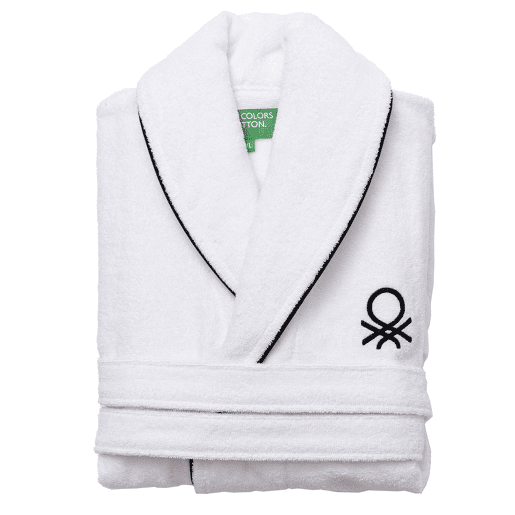 Roupão de banho Benetton 360 Gsm 100% Algodão, Tamanho: LXl