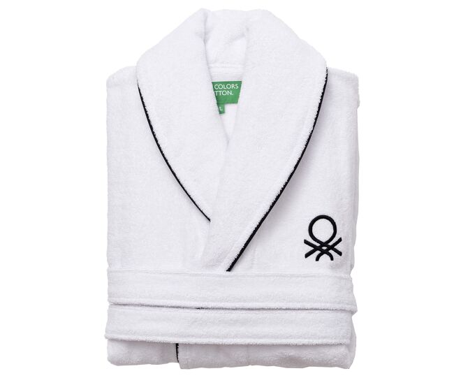 Albornoz benetton 360 gsm 100% algodón, talla: l/xl