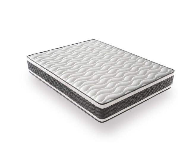 Colchón visco montecarlo, cara invierno/verano, ergonómico, firme y transpirable, alta gama, altura 25 cm