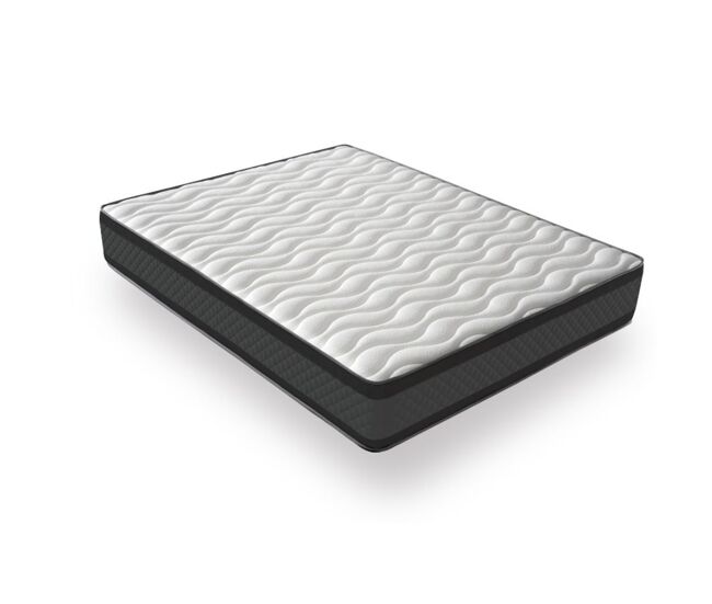 Colchón visco onyx, cara invierno/verano, ergonómico, transpirable y blanco, altura 20 cm