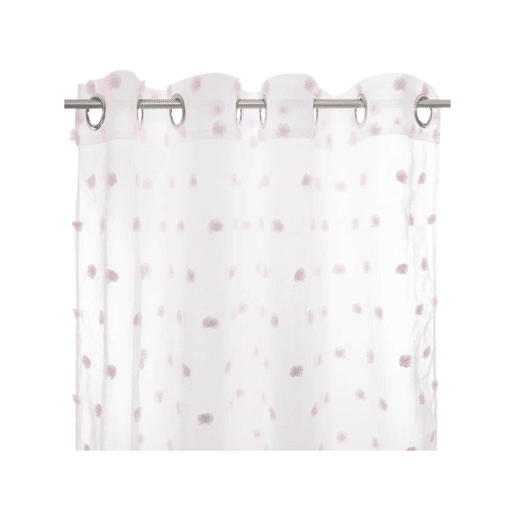 Cortina de poliéster rosa 240x140cm