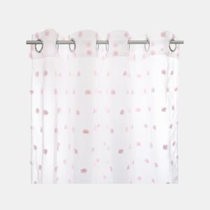 Cortina de poliéster rosa 240x140cm