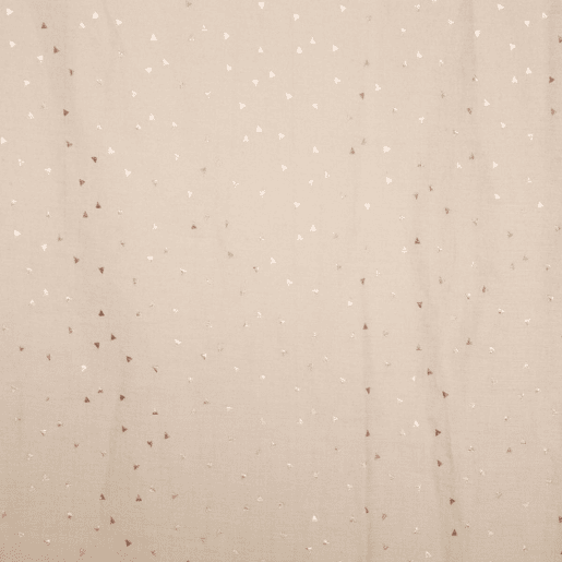 Cortina de algodão bege 250x140cm
