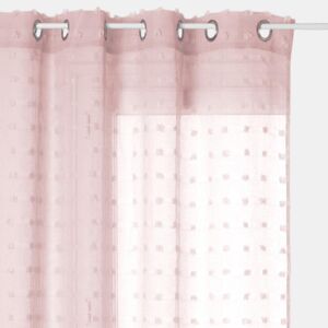Cortina de poliéster rosa 240x140cm