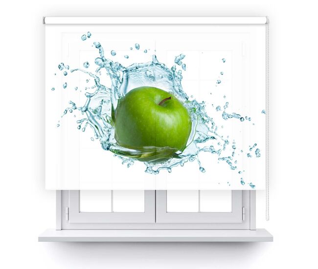 Estor estor impresión digital para cocinas blanco