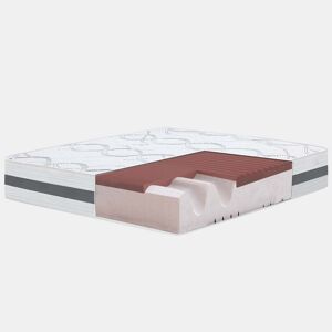 The White Stone Colchão Viscoelástico 90x200 cm Altura 27 cm | Tecido Hipoalergênico e Respirável | Propriedades Ortopédicas Auto-Adaptáveis | Firmeza Média-Alta | Fabricado na Itália