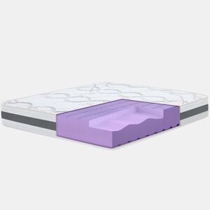 The White Stone Colchão Ortopédico 140x200 cm Firmeza Média | Altura 25 cm | Tecido Hipoalergênico e Respirável | Propriedades Ergonômicas e Autou2011Modelantes | Produzido na Itália