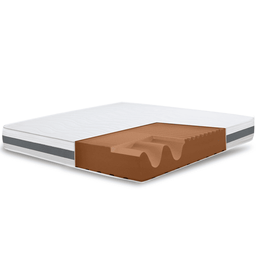 The White Stone Colchão 70x210 cm em Espuma Antibacteriana | Altura 25 cm | Capa 3D Air Hipoalergênica | Colchão Ortopédico 7 Zonas Termossensível