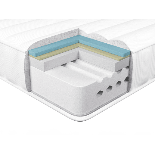Beliani Colchão de solteiro de elevada firmeza SPONGY