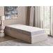 Beliani Colchón de espuma con memoria de 7 zonas FANCY Beliani Colchón de espuma con memoria de 7 zonas FANCY Blanco/ Gris